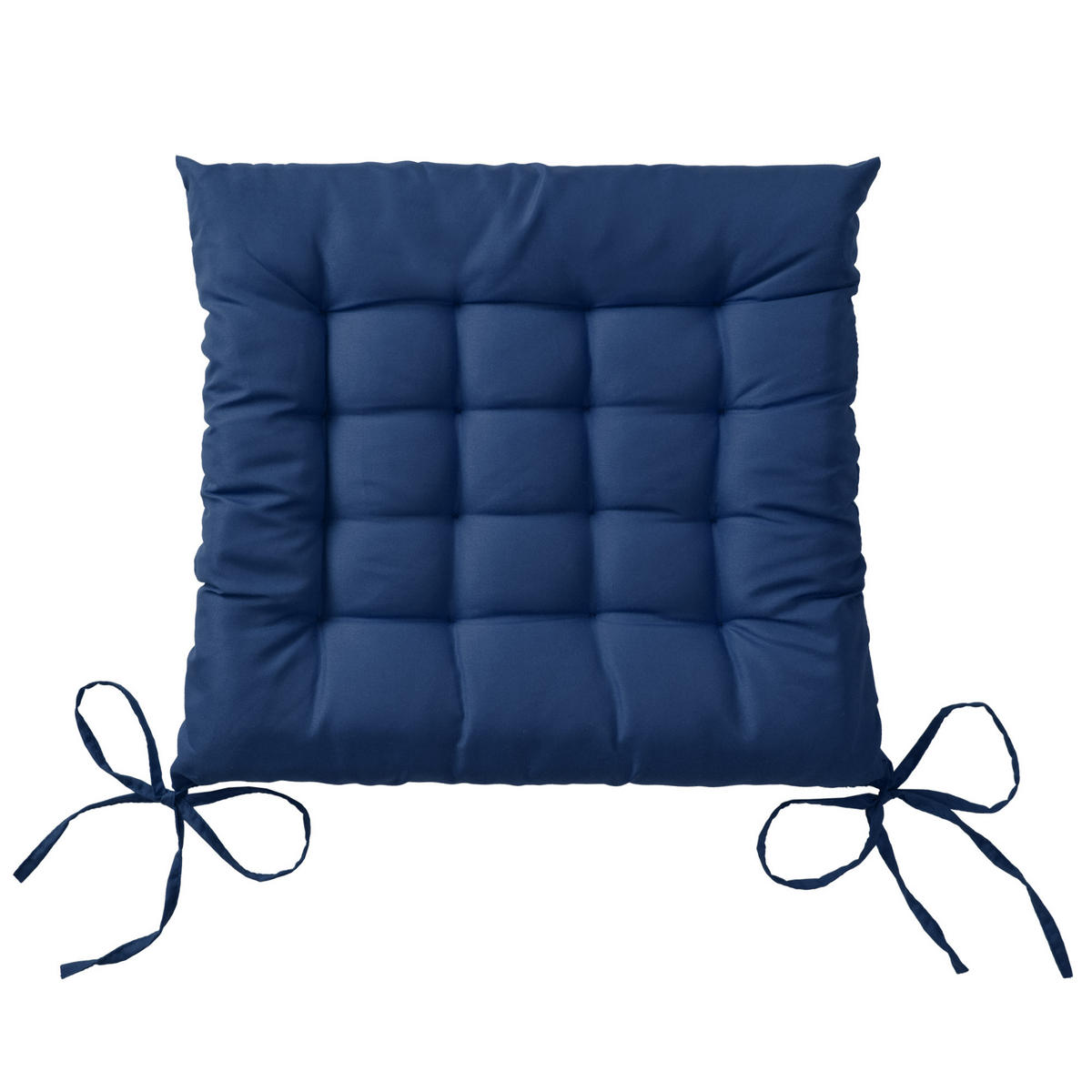 STUHLKISSEN Lea 40/40/5 cm Dunkelblau 4tlg - Dunkelblau, Textil (40/40cm) - Beautissu 