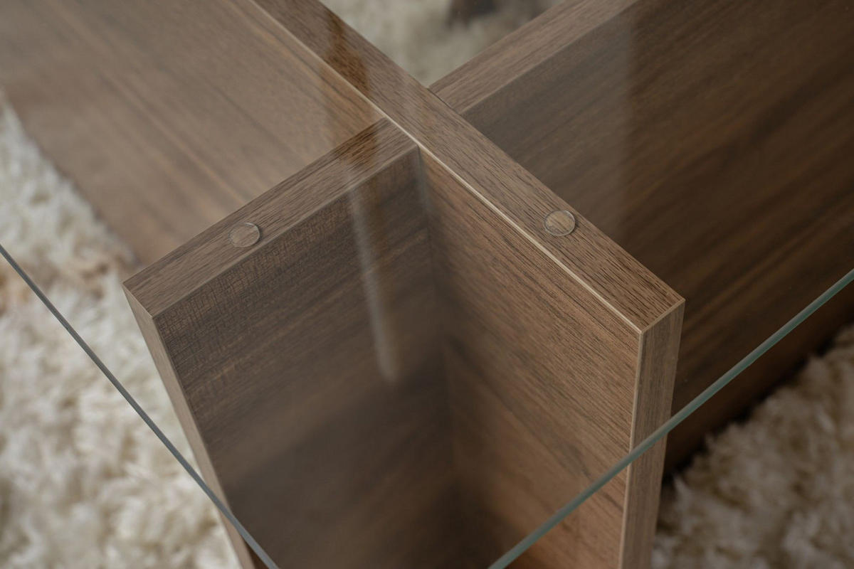 COUCHTISCH vetrino Braun - Braun, Holz (105/65/40cm) - Habitat Garten