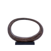 SKULPTUR Rhubie Braun 37/9/27cm - Braun, Metall (9/27/37cm) - PTMD Collection