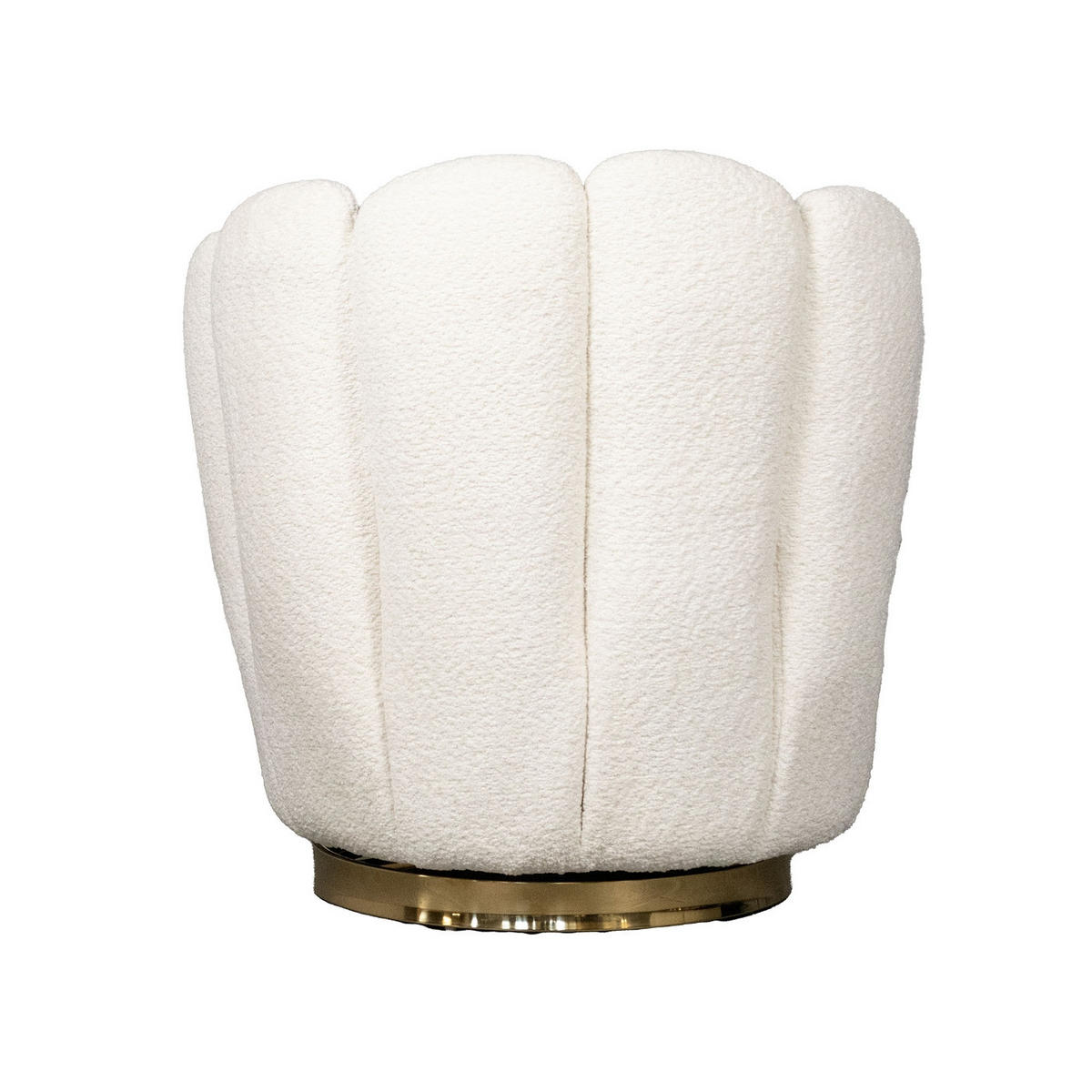 SESSEL drehbar aus Stoff, beige - Beige, Textil (76/80/76cm) - Giga Meubel