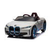 KINDER ELEKTROAUTO BMW i4 weiß - Weiß, Kunststoff (115/67/54cm) - TPFLiving