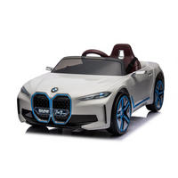 KINDER ELEKTROAUTO BMW i4 weiß - Weiß, Kunststoff (115/67/54cm) - TPFLiving