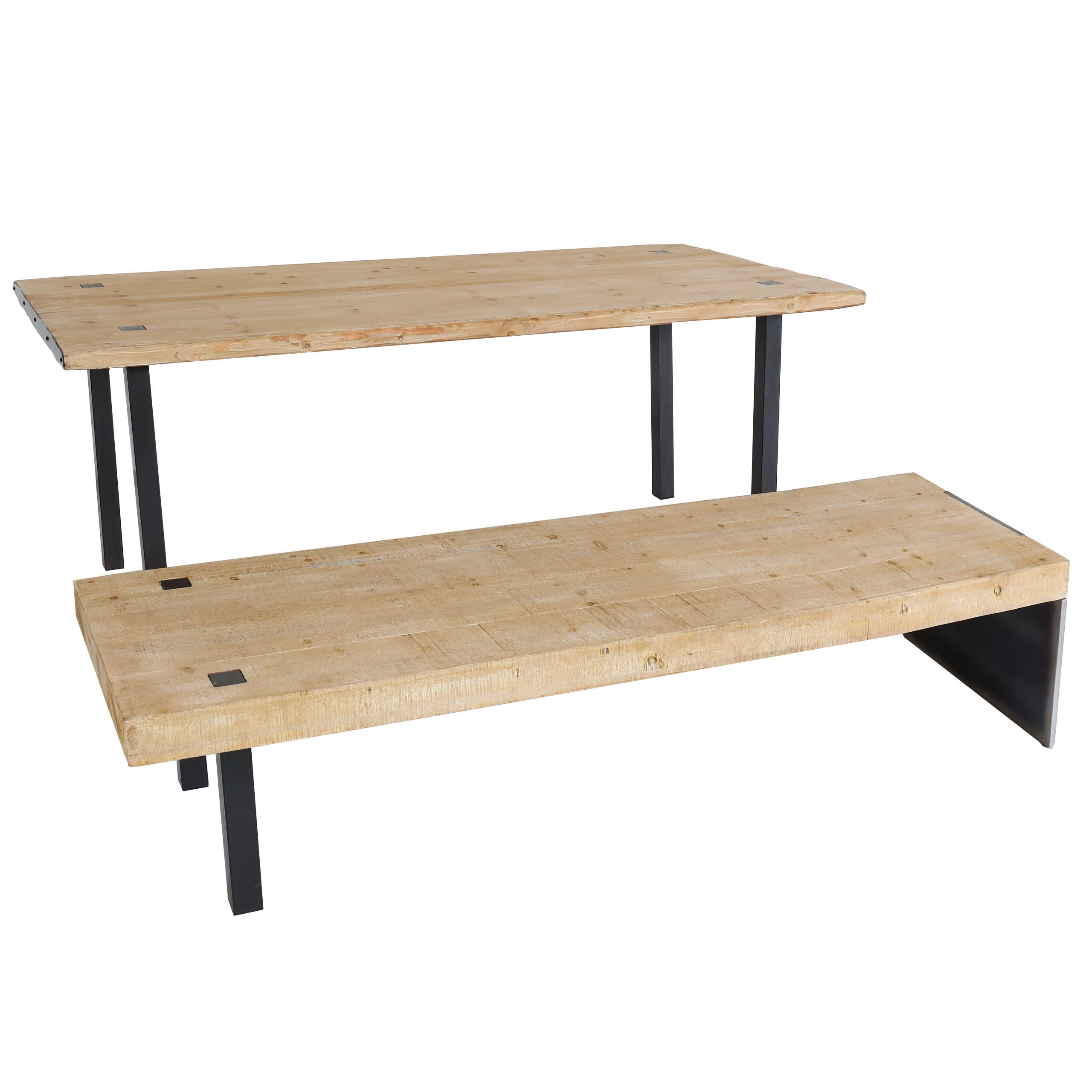 ESSZIMMER-SET Braun - Braun, Holz (200/75/90cm) - MCW