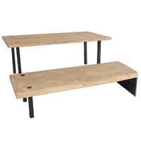 ESSZIMMER-SET Braun - Braun, Holz (200/75/90cm) - MCW