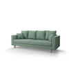 SOFA KRISTI mit Schlaffunktion COSMIC 16 Sofa mit Stauraum - Hellgrün, Textil (90/87/230cm) - Bedante