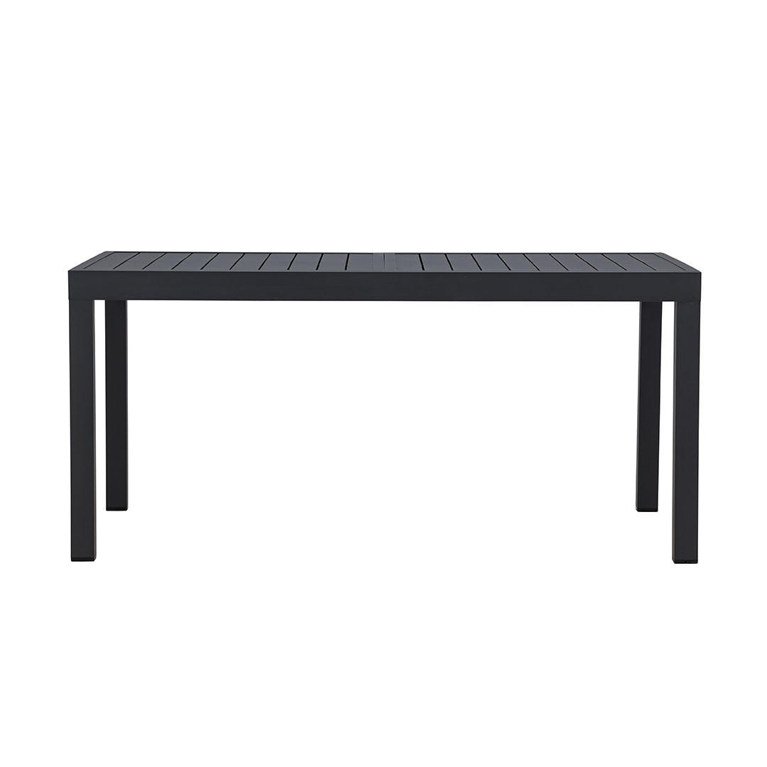 GARTENTISCH, Capo, Schwarz, Metall, 100 x 160 x 75 cm - Schwarz, Metall (160/100/75cm) - ebuy24