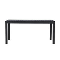 GARTENTISCH, Capo, Schwarz, Metall, 100 x 160 x 75 cm - Schwarz, Metall (160/100/75cm) - ebuy24