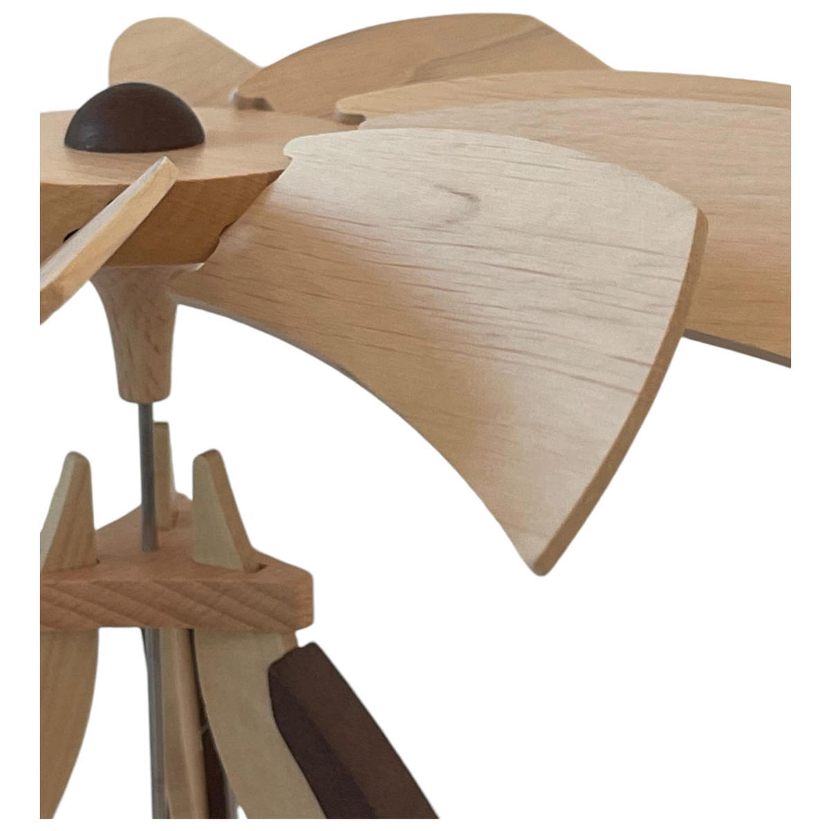 PYRAMIDE Seiffener Kirche für 6 Teelichter 27/27/36 cm - Multicolor, Holz (27/36/27cm)