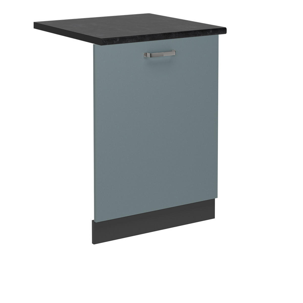 GESCHIRRSPÜLBLENDE R-Line Blau-Grau 60 cm , AP Anthrazit - Anthrazit/Blaugrau, Holzwerkstoff (60/81.8/1.6cm) - Vicco