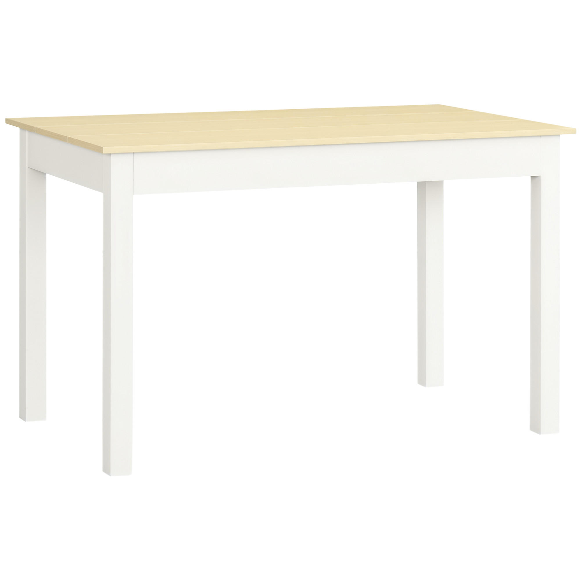 ESSTISCH Zweifarbig Holzoptik Rechteckig 119/70/75 cm - Naturfarben, Holz (70/119/75cm) - PANGIVO