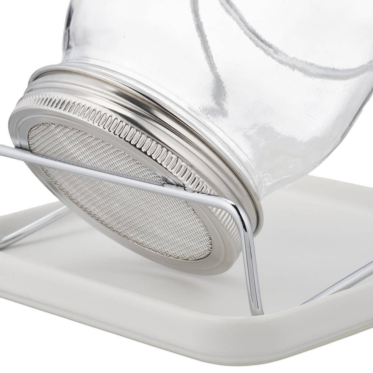 SPROUT glass - viacfarebná, kov/sklo (0.87L) - Relaxdays