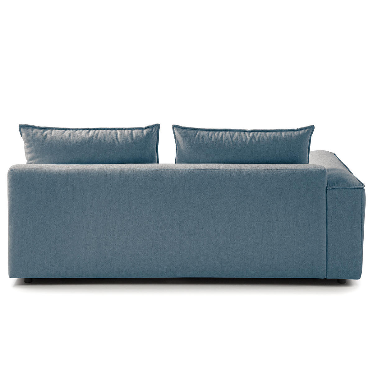 2,5-SITZER SOFA - modular - Blau/Schwarz, Kunststoff/Textil (184/82/99cm) - home24