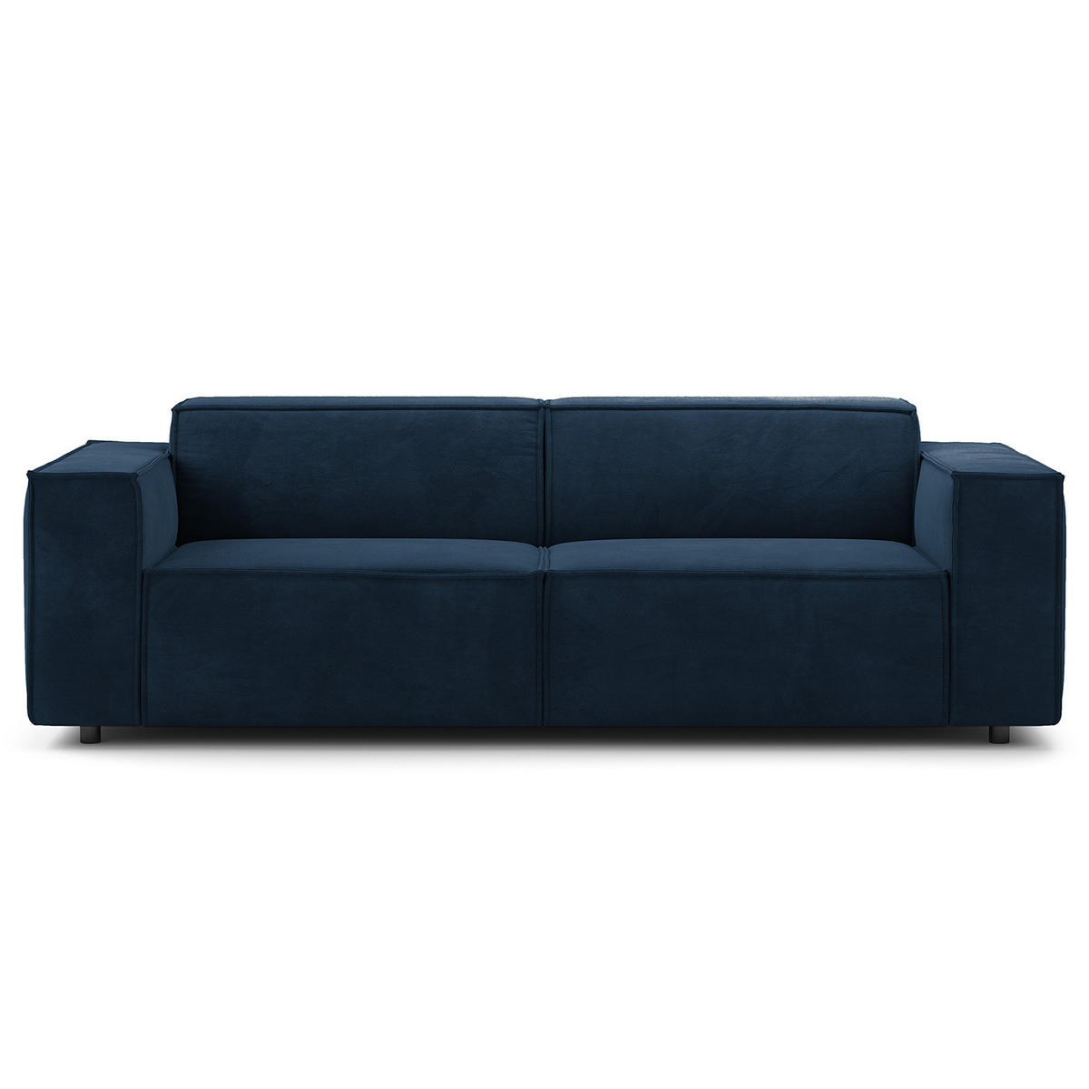 2,5-SITZER SOFA - Dunkelblau, Textil (223/70/96cm) - home24