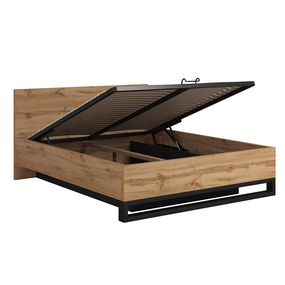 BOXBETT 160/200 Eden Holz - Braun, Holzwerkstoff (160/200cm) - Petits-meubles