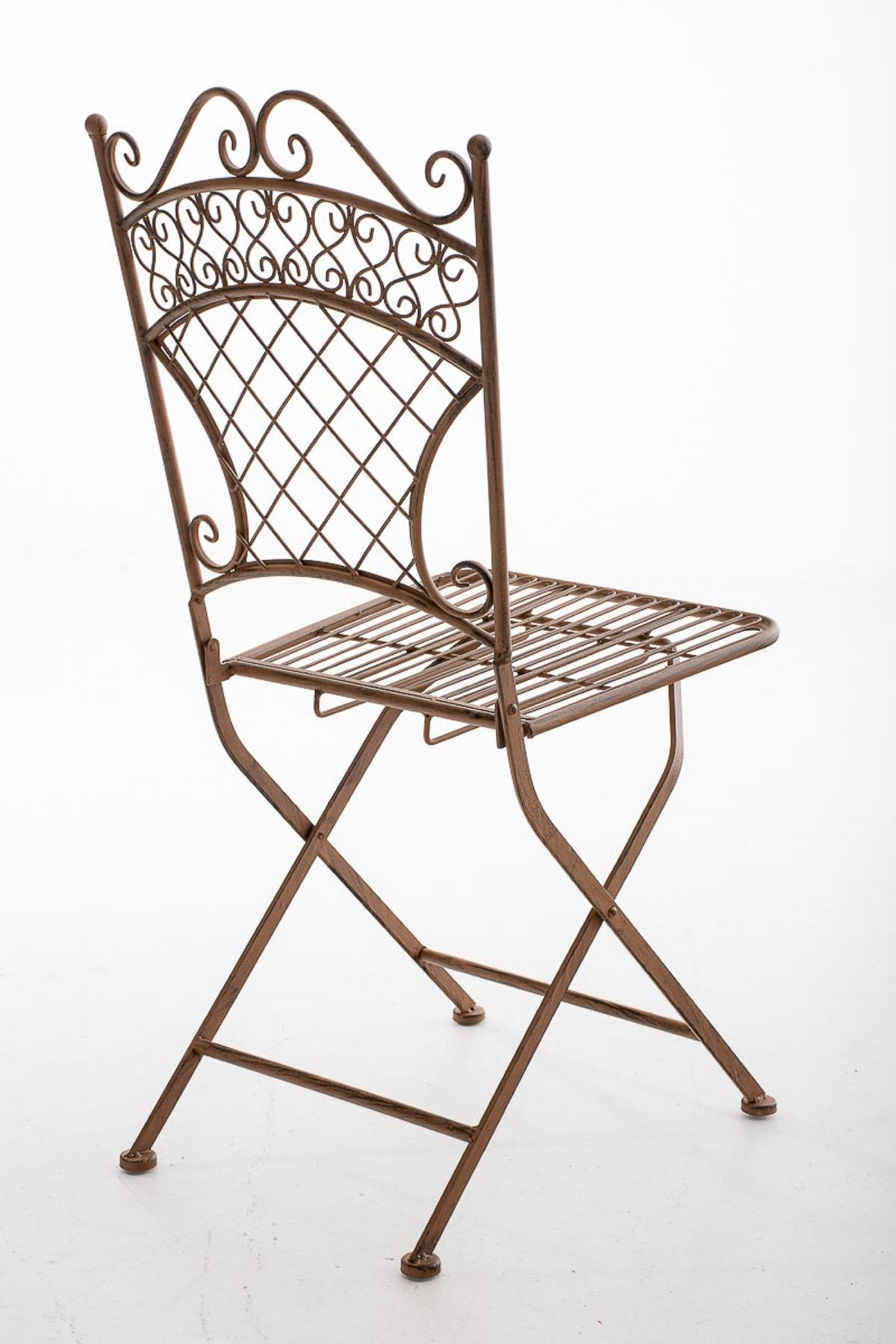 GARTENSTÜHLE Adelia - 2er Set antik braun - Braun, Metall (42/94/37cm) - TPFGarden