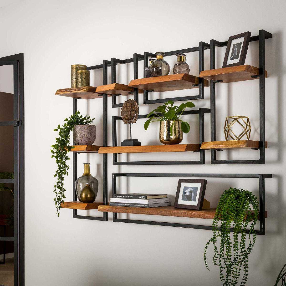 WANDREGAL Edge Braun 30/25/100 cm - Braun, Holz (25/100/30cm) - Hoyz Collection