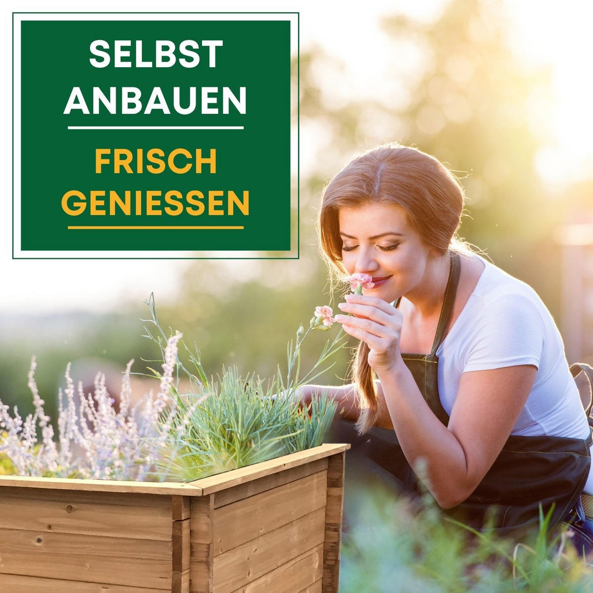 HOCHBEET MARVIN Holz inkl. Pflanzfolie - Naturfarben, Holz (85/87/115cm) - Coemo