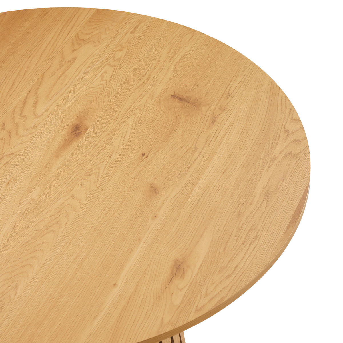 ESSZIMMERTISCH Liv Ø 110/75 cm - Braun, Holzwerkstoff (110/110/75cm) - Happy Garden