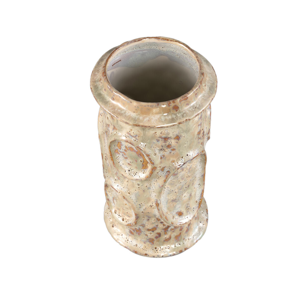 TOPF Gregorie Beige 12/12/24.5cm - Beige, Keramik (24.5cm) - PTMD Collection