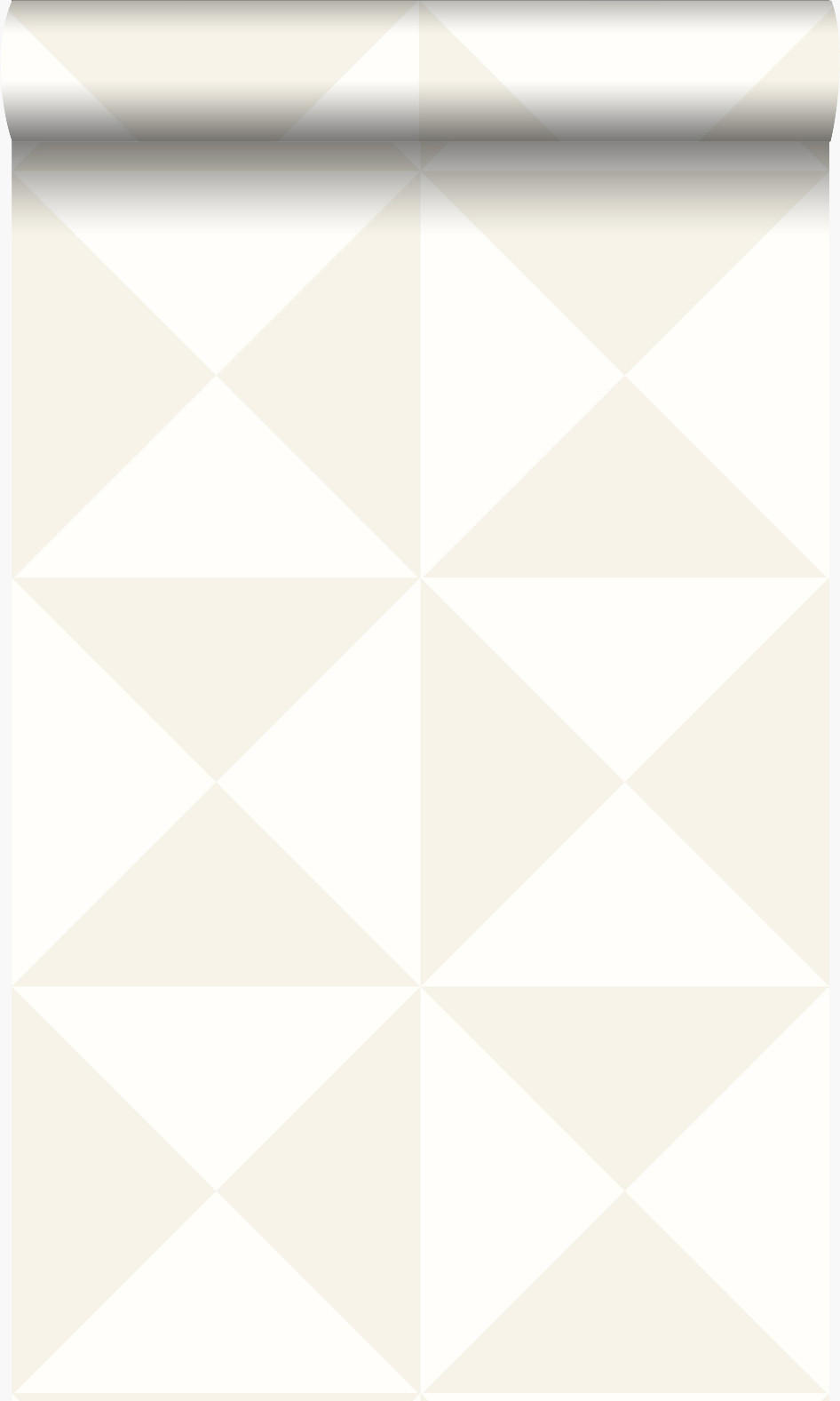 TAPETE grafische Form 53 cm x 10.05 m - Weiß, Papier (53/1000cm) - Origin Wallcoverings