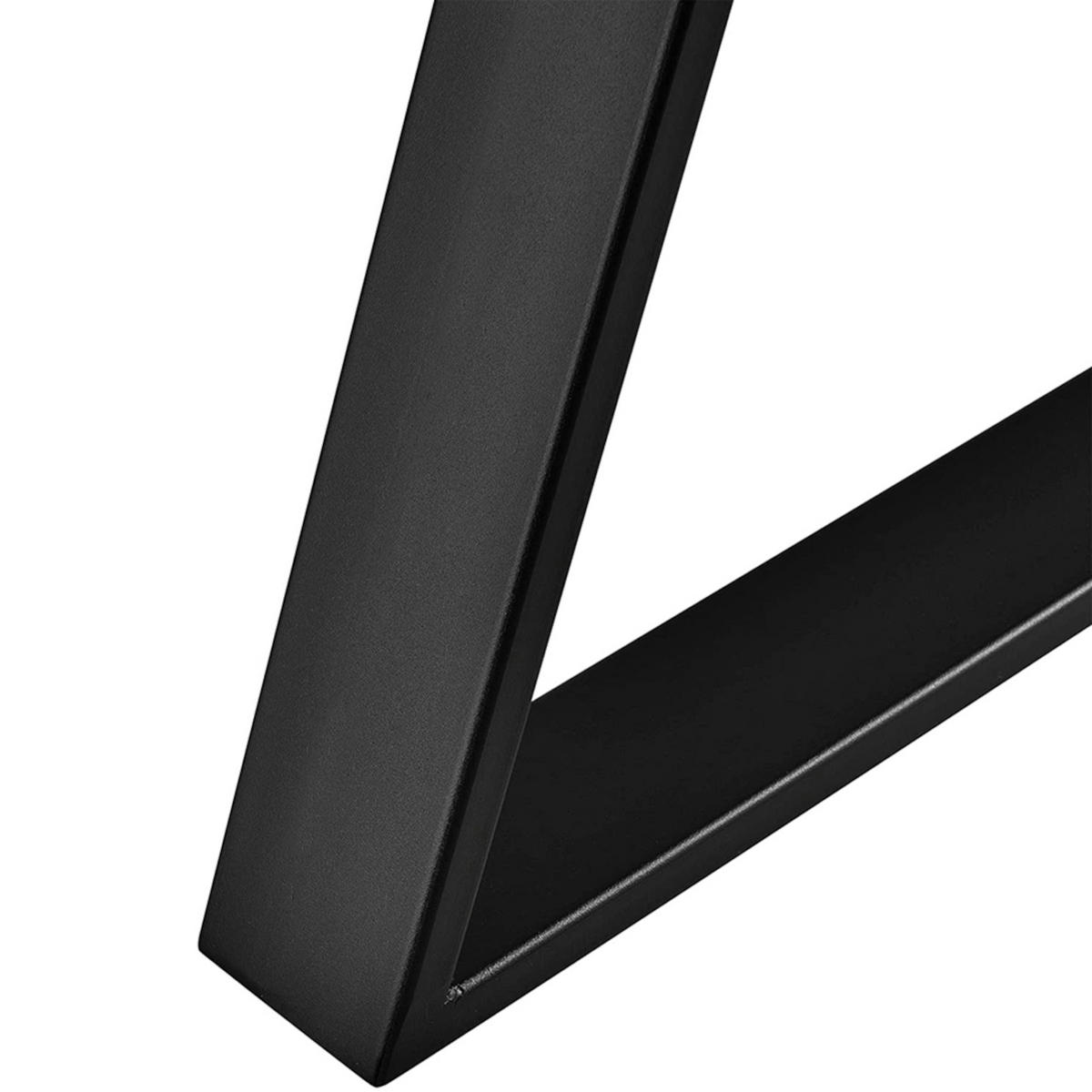 TISCHGESTELL-SET 2 TLG. Lyngby - Schwarz, Metall (55/72/6cm) - [en.casa]