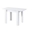 ESSTISCH LIVIUS 80-120/60/74 cm - Weiß, Holzwerkstoff (80/60/74cm) - B&D Home