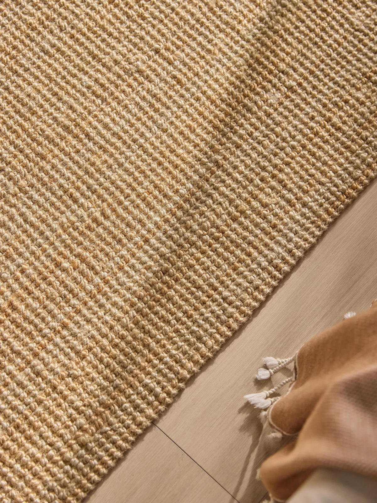 JUTETEPPICH Svea Natur 80x300 cm - Naturfarben, Textil (80/300cm) - benuta Pure