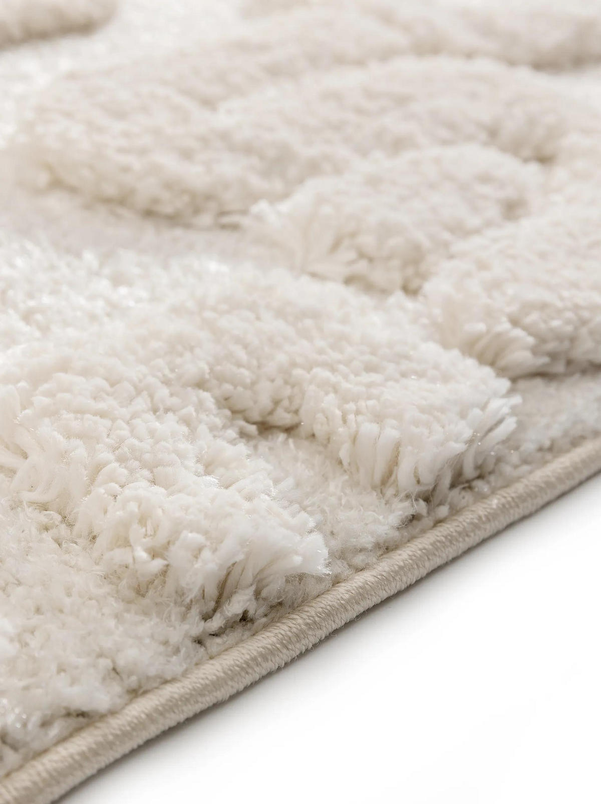 HOCHFLORTEPPICH Tibo Cream/Beige 160x230 cm - Creme, Textil (160/230cm) - benuta Pop