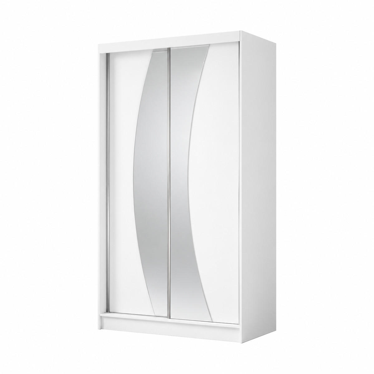 KS Home Concept Kleiderschrank Weiß 120x216x61 cm