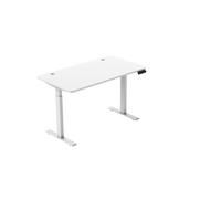 KLAPPTISCH Schreibtischgestell 58/180 cm in Weiß – elektrisch, mit 4 Speicherplätzen - Weiß, Metall (57.5/180/119cm) - BEAOK