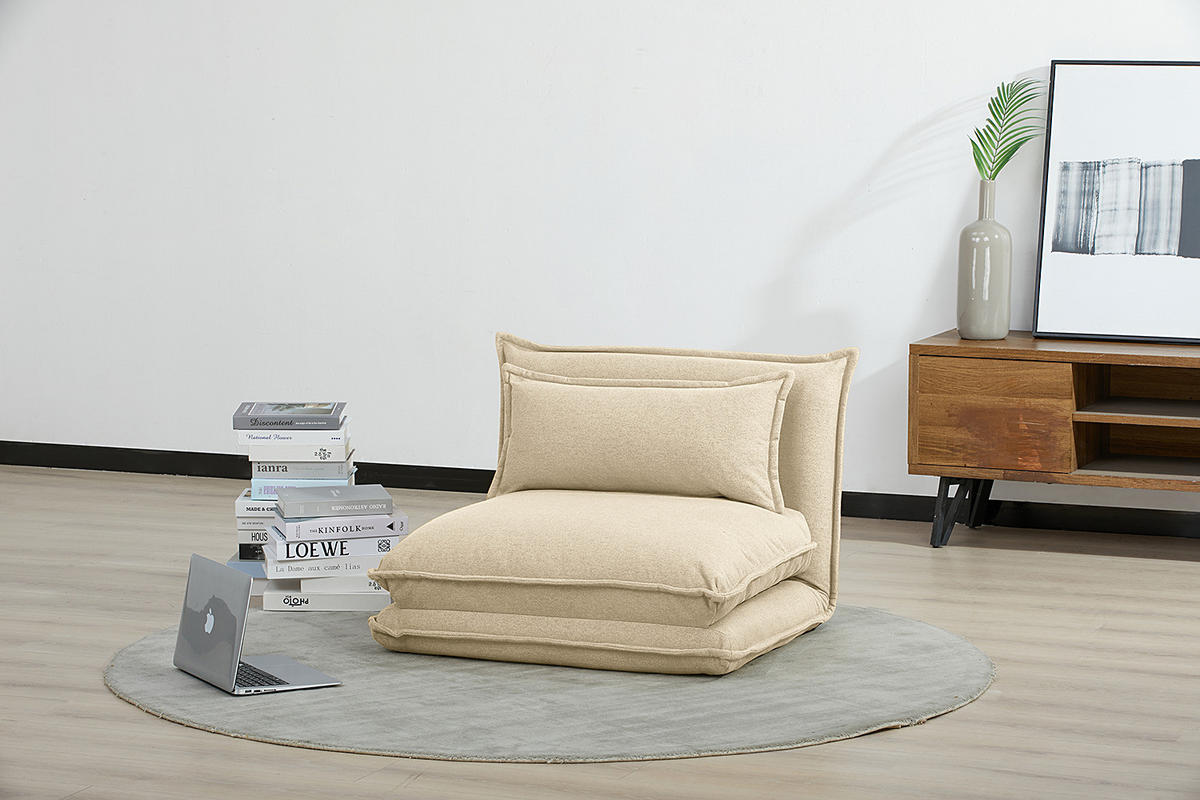 SCHLAFSESSEL - Beige, Textil (78/56/74cm) - home24