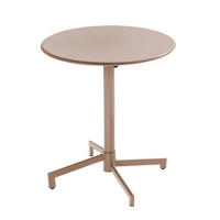 BISTROTISCH, Taupe - Taupe, Metall (70/70/72cm) - Oviala