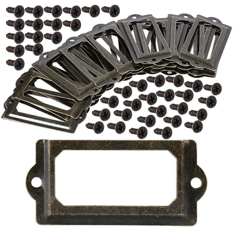 MÖBELGRIFF 30er-Set 70x33 mm - Orange, Metall (3.3/2/7cm)