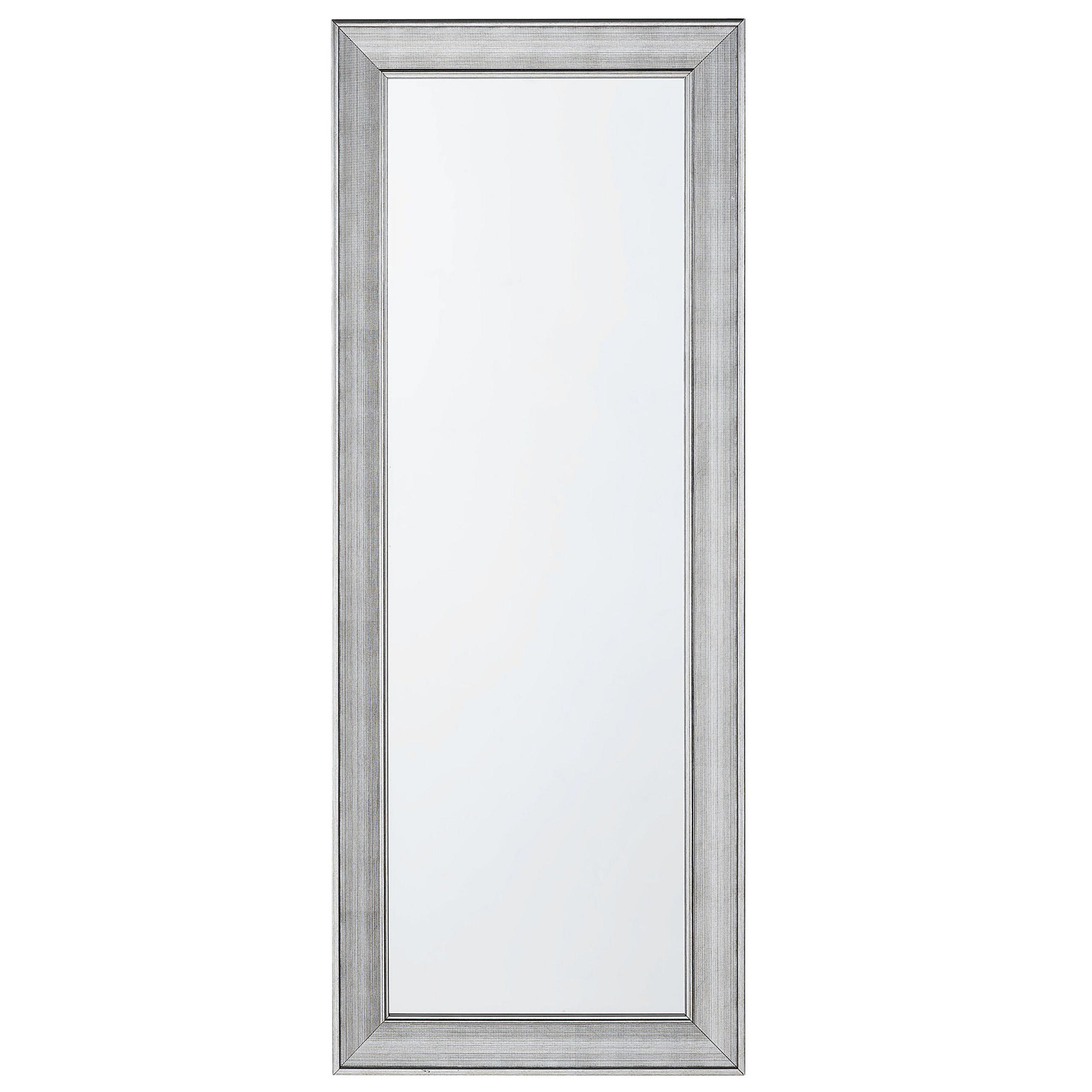 OGLINDĂ DE PERETE argintie dreptunghiulară 50/130 cm Bubry