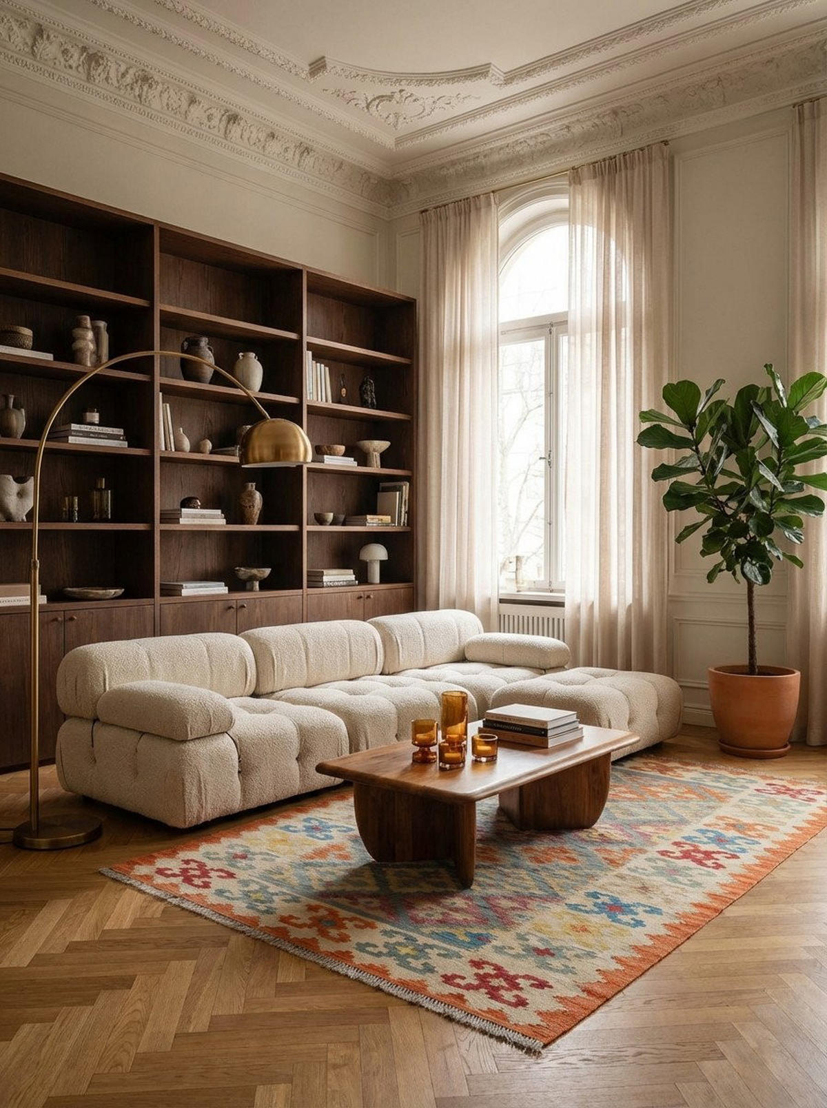 HANDWEBTEPPICH Kelim Gashgai Blau 174/121 cm Schurwolle - Blau, Textil (121/174cm) - Looma