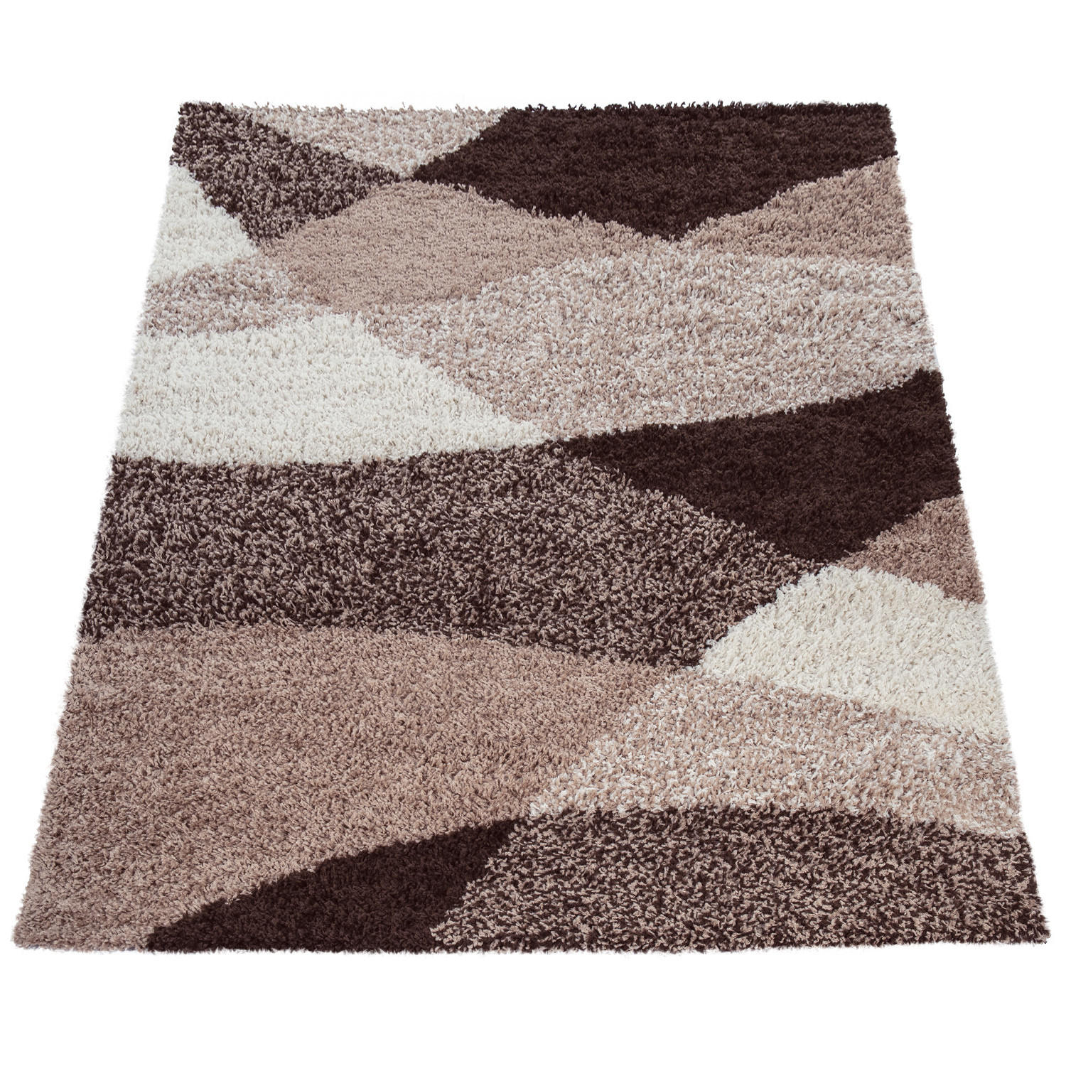 HOCHFLORTEPPICH 70/250 cm Mango 308 - Braun, Textil (70/250cm) - Paco Home