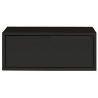 NACHTTISCH hängend Framme Schwarz, 50 cm - Schwarz, Holzwerkstoff (50/20.8/36cm) - Selsey