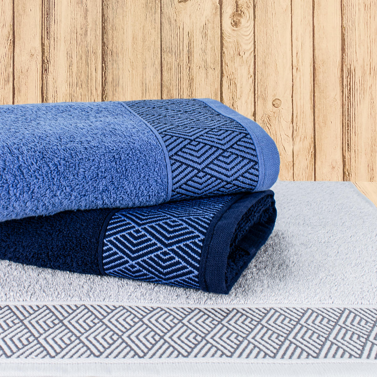 HANDTUCH GEOMETRY - Silberfarben, Textil (50/100cm) - Möve for Frottana