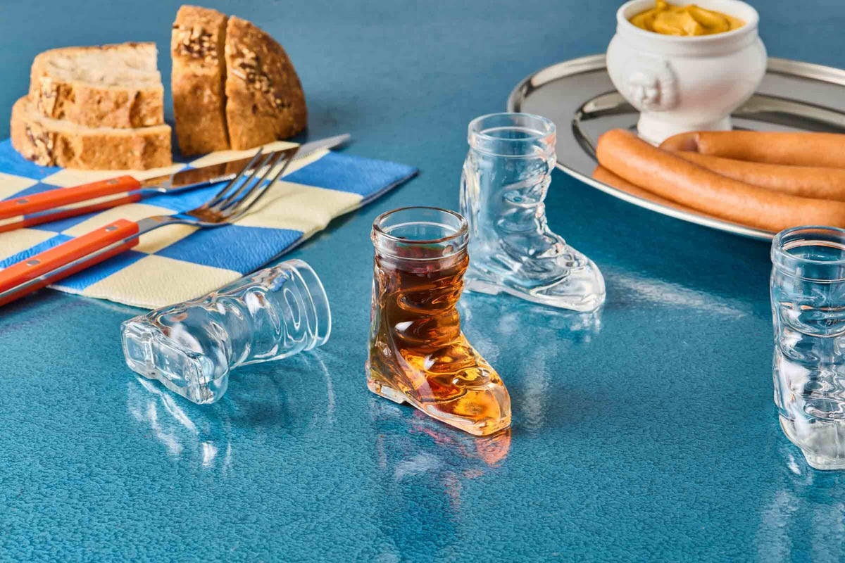 STAMPER Ski Boot transparent 4 cl 12er Set - Transparent, Glas (0.04L) - Stölzle Lausitz
