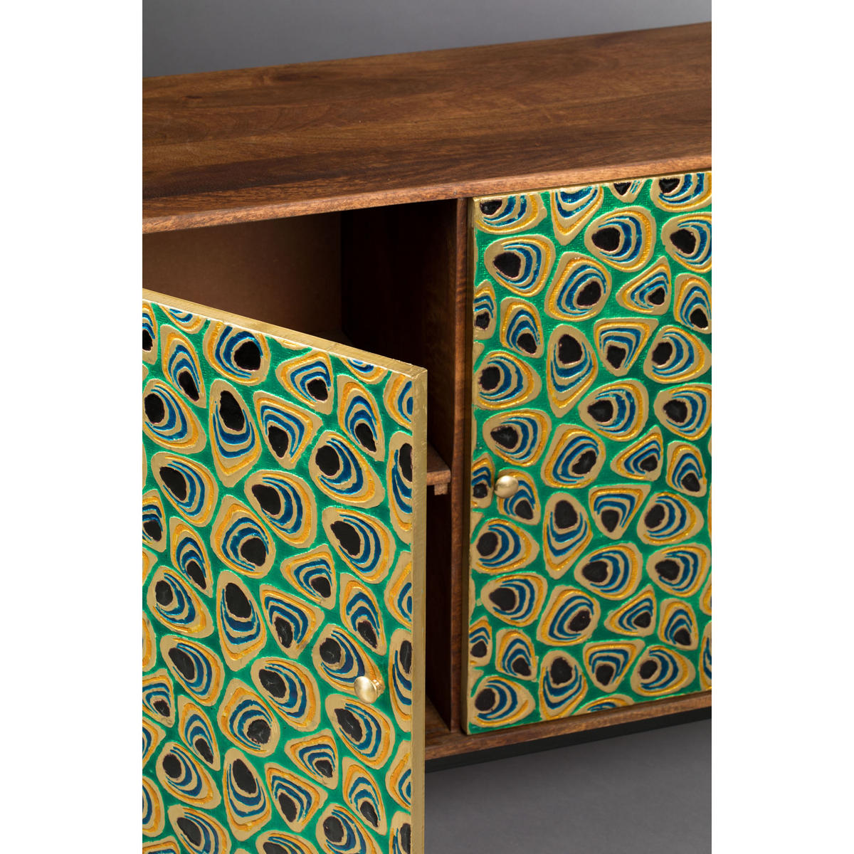 SIDEBOARD Meena - Multicolor, Holz (95/80/40cm) - Dutchbone