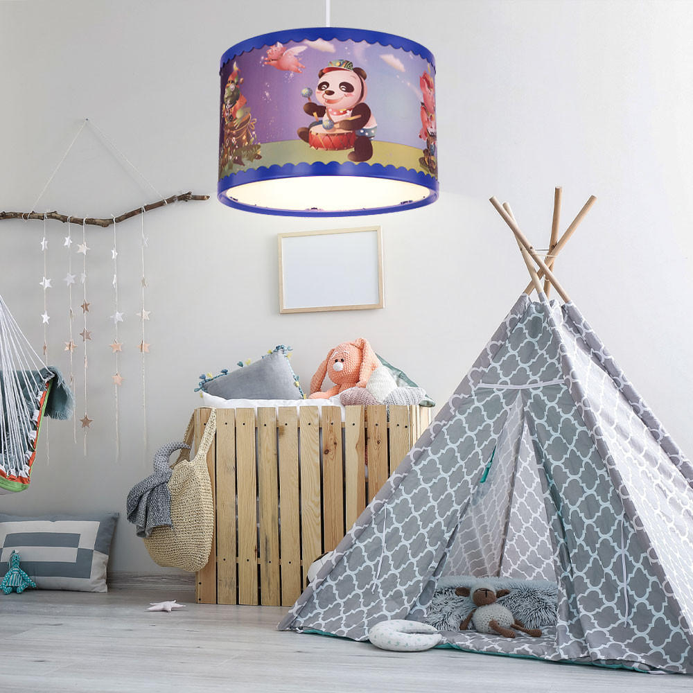 Thumbnail - Globo Lighting Deckenleuchte, Mehrfarbig, Kunststoff, Rund, 28x120x28 cm, Lampen & Leuchten, Innenbeleuchtung, Deckenleu...