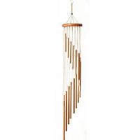 WINDSPIEL 89 cm goldfarben Aluminiumlegierung - Goldfarben, Metall (89.9/15/15cm)