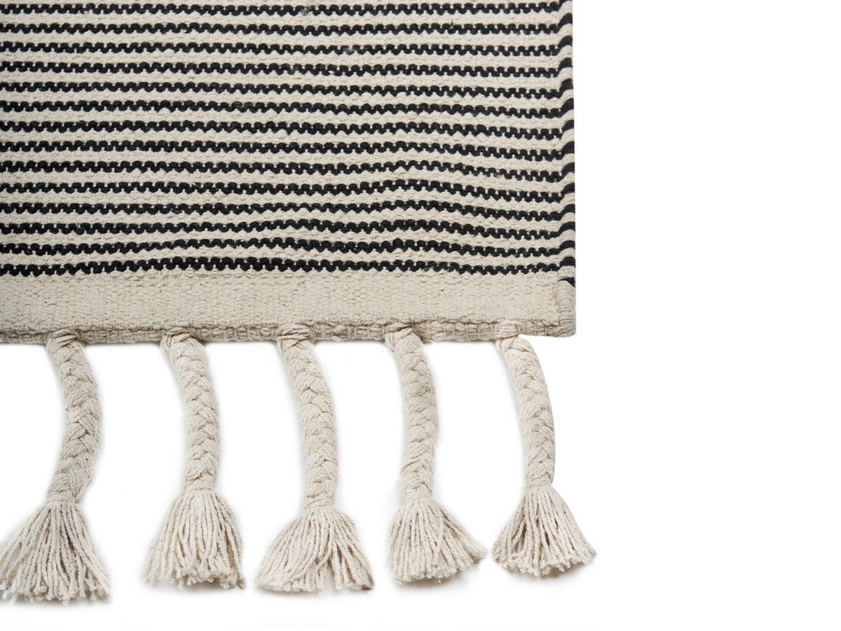 KURZFLOR-TEPPICH Dokuz 230/160 cm - Beige, Textil (160/230cm) - Beliani