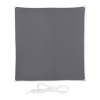SONNENSEGEL - Grau, Textil/Metall (300/300cm) - Relaxdays