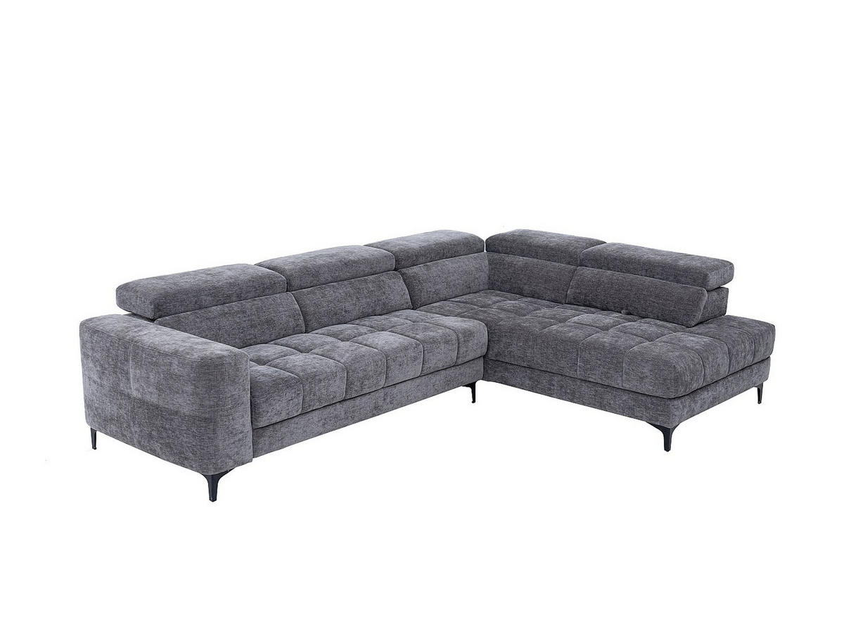 RELAXSOFA - 5 Personen-Sitzer - Stoff - Anthrazitgrau - - Anthrazit, Textil (298/75/211.5cm) - Vente-Unique