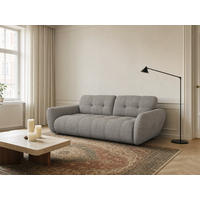 BIGSOFA Vannes Chenille Beige 272/134/68 cm - Graubraun, Kunststoff/Textil (272/68/134cm) - foamnova