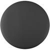 STUHLKISSEN ⌀ 38cm schwarz Lederimitat mit Antirutsch - Schwarz, Textil (38/38/1cm) - Bestlivings