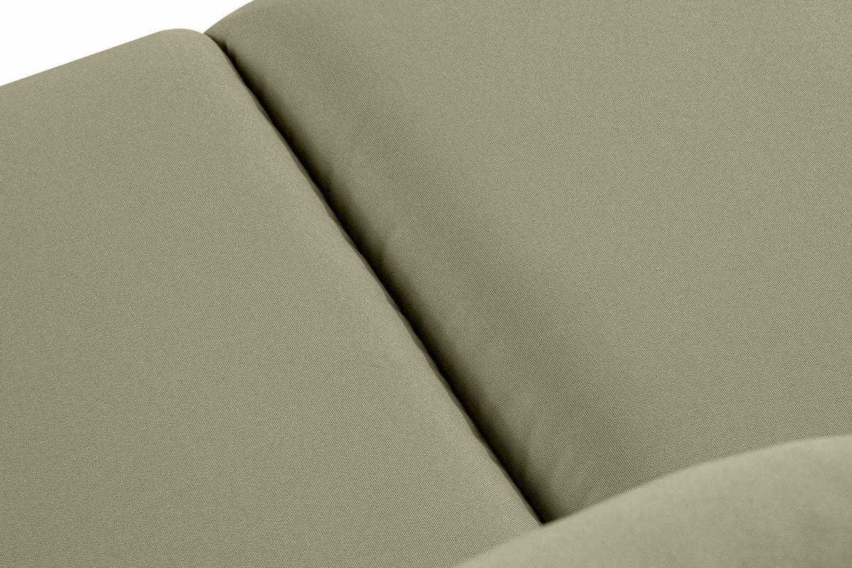 GARTENSOFA RAMBE 3-Personen mit Kissen, Anthrazit/Beige - Dunkelgrau/Beige, Textil/Metall (225/80/80cm) - KONSIMO®