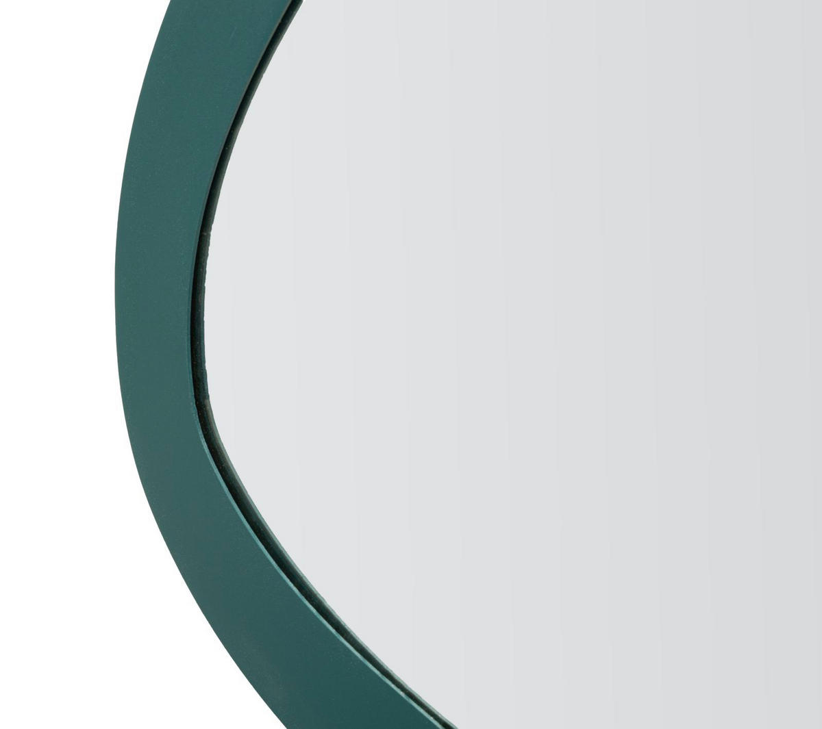 WANDSPIEGEL Saturno, petrolfarben, Eisen, MDF und Spiegelglas, 71 x 1,5 x 48 cm - Petrol, Glas/Holzwerkstoff (71/48/1.5cm) - Mauro Ferretti