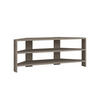 TV-ECKMÖBEL 3 Regale L114 cm - Thales - Taupe, Holzwerkstoff (36/45/114cm) - Calicosy